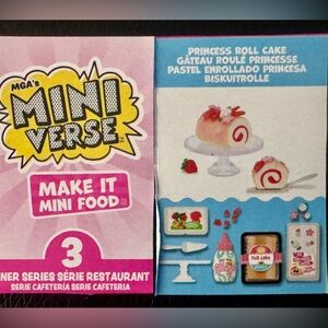 Princess roll cake diner series 3
Miniverse make it mini food dinner